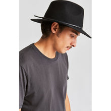 Load image into Gallery viewer, Wesley Cotton Fedora - Black
