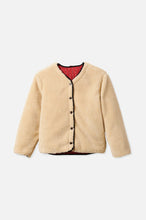 Load image into Gallery viewer, Sherpa Reversible Padded Jacket - Mars Red Praire Floral
