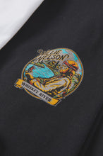 Load image into Gallery viewer, Willie Nelson Whiskey River S/S Tailored Tee - Black
