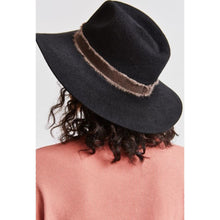Load image into Gallery viewer, ELLA FEDORA - BLACK/BROWN

