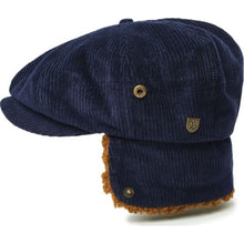 Load image into Gallery viewer, BROOD EARFLAP SNAP CAP - WASHED NAVY
