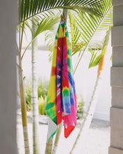 Load image into Gallery viewer, Tie Dye Rainbow Beach ECO Towel

