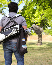 Load image into Gallery viewer, Amadeo Bachar Fish Stack Golf ECO Towel
