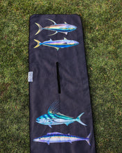 Load image into Gallery viewer, Amadeo Bachar Fish Stack Golf ECO Towel
