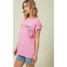 Load image into Gallery viewer, S/S SCREEN TEE HELLO SUNSHINE

