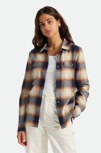 Load image into Gallery viewer, Bowery Women&#39;s Standard L/S Flannel - Navy
