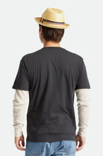 Load image into Gallery viewer, Castor Straw Fedora - Tan
