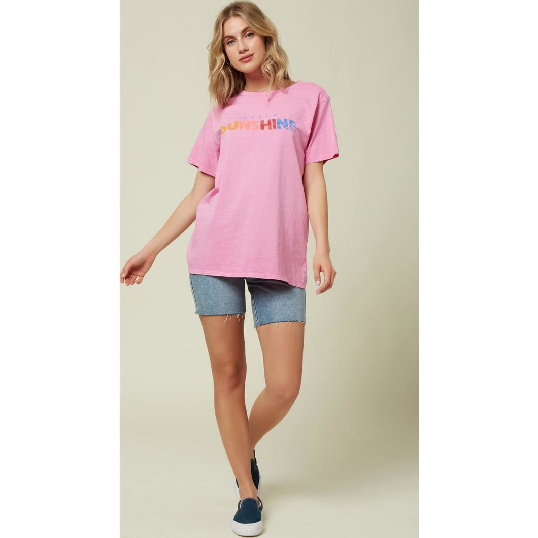 S/S SCREEN TEE HELLO SUNSHINE