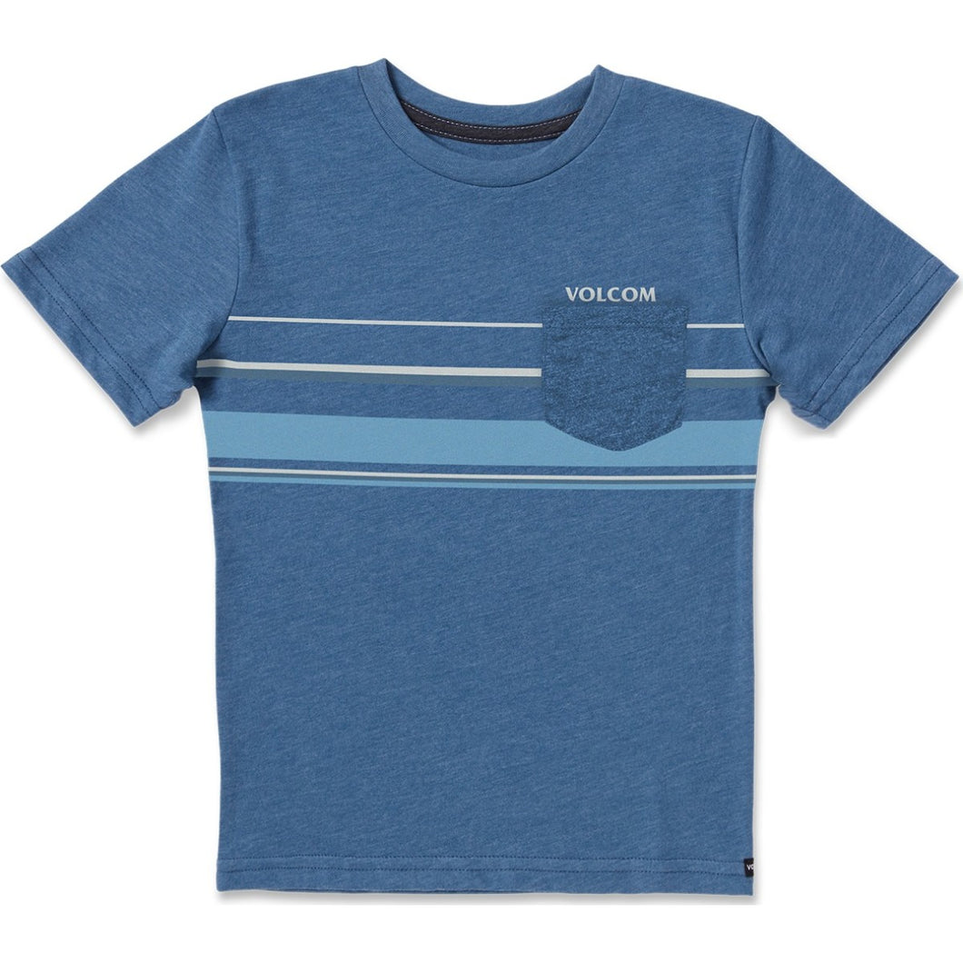 LITTLE BOYS HORIZONTAL LINER SS PCKT T YTH
