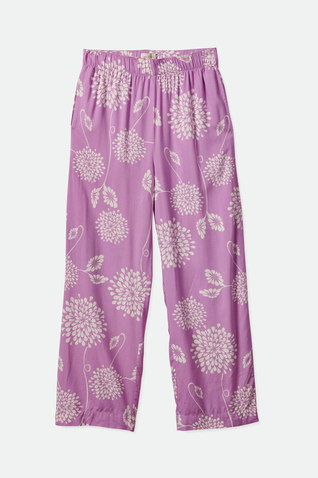 Garden Floral Crop Pant - Dove