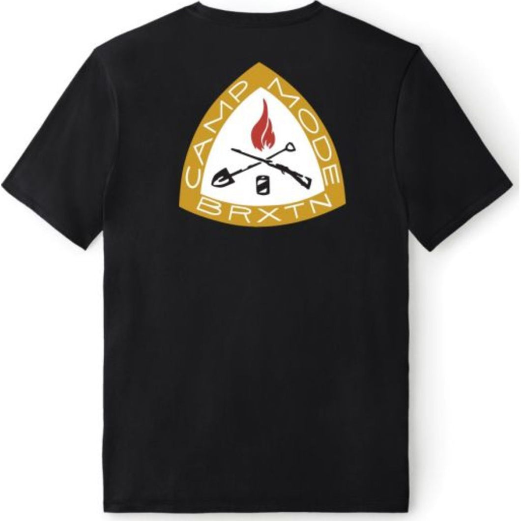 Camp Mode Recycled S/S Standard Tee - Black