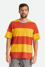 Load image into Gallery viewer, Hilt Boxy Shield S/S Knit - Phoenix Orange/Golden Glow
