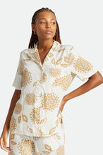 Load image into Gallery viewer, Bunker Garden Floral Boyfriend S/S Woven  - Dove
