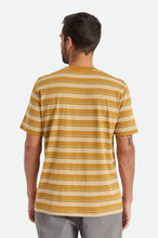 Load image into Gallery viewer, Hilt Alpha Line S/S Knit - Medal Bronze/Off White/Teal
