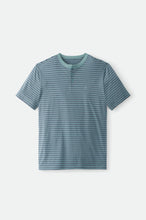 Load image into Gallery viewer, Hilt S/S Henley Knit - Ocean/Washed Navy
