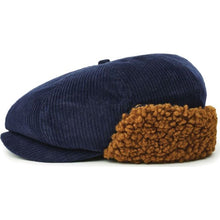 Load image into Gallery viewer, BROOD EARFLAP SNAP CAP - WASHED NAVY
