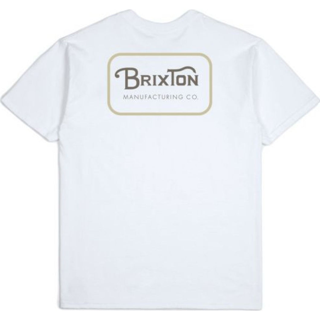 Grade S/S Standard Tee - White/Khaki