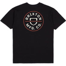 Load image into Gallery viewer, Crest II S/S Standard Tee - Black/Cream
