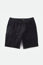 Load image into Gallery viewer, Madrid II Corduroy Short - Black Cord
