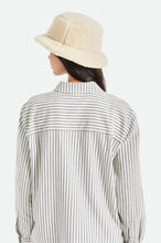 Load image into Gallery viewer, Petra Reversible Bucket Hat - Military Olive/Dove Sherpa
