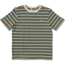 Load image into Gallery viewer, BOYS HALFAX STRIPE CREW SS
