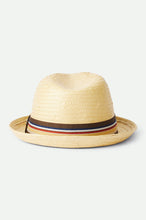 Load image into Gallery viewer, Castor Straw Fedora - Tan
