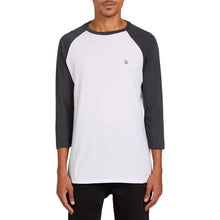 Load image into Gallery viewer, SOLID HEATHER 3/4 RAGLAN
