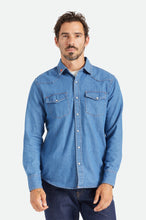 Load image into Gallery viewer, Willie Nelson L/S Woven - Worn Denim
