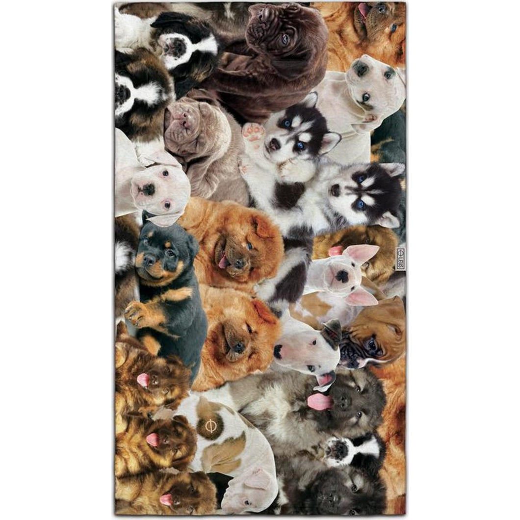 Puppy Party Beach ECO Towel