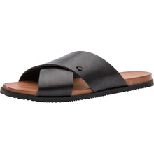 Load image into Gallery viewer, DOUBLE CROSS SANDALS - BLACK
