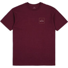 Load image into Gallery viewer, Alpha Square S/S Standard Tee - Burgundy
