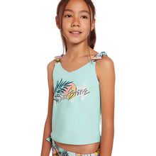 Load image into Gallery viewer, GIRLS WAVE BACK TANKINI SET

