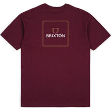 Load image into Gallery viewer, Alpha Square S/S Standard Tee - Burgundy
