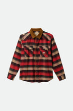 Load image into Gallery viewer, Coors Bowery Stretch L/S Flannel - Banquet Red/Brown

