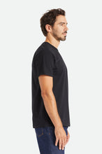 Load image into Gallery viewer, Willie Nelson Whiskey River S/S Tailored Tee - Black
