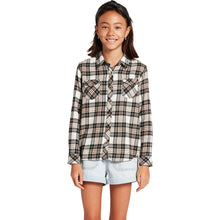Load image into Gallery viewer, GIRLS GETTING RAD PLAID LS
