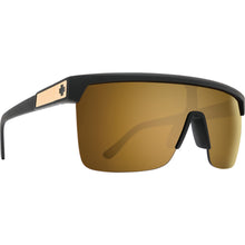 Load image into Gallery viewer, Flynn 5050 25 Anniv Matte Black Gold - HD Plus Bronze with Gold Spectra Mirror
