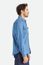 Load image into Gallery viewer, Willie Nelson L/S Woven - Worn Denim
