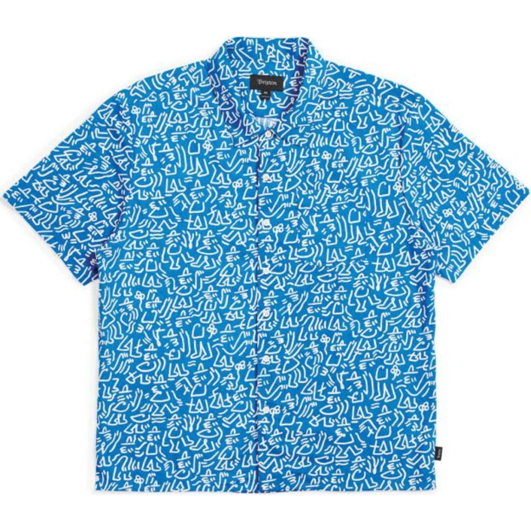 Lovitz S/S Woven - Royal/White