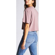 Load image into Gallery viewer, AMANDA S/S CROP TEE - MAUVE
