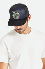 Load image into Gallery viewer, Willie Nelson Road Again MP Trucker Hat - Black/Black
