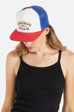 Load image into Gallery viewer, Willie Nelson Shotgun MP Trucker Hat - Aurora Red/White
