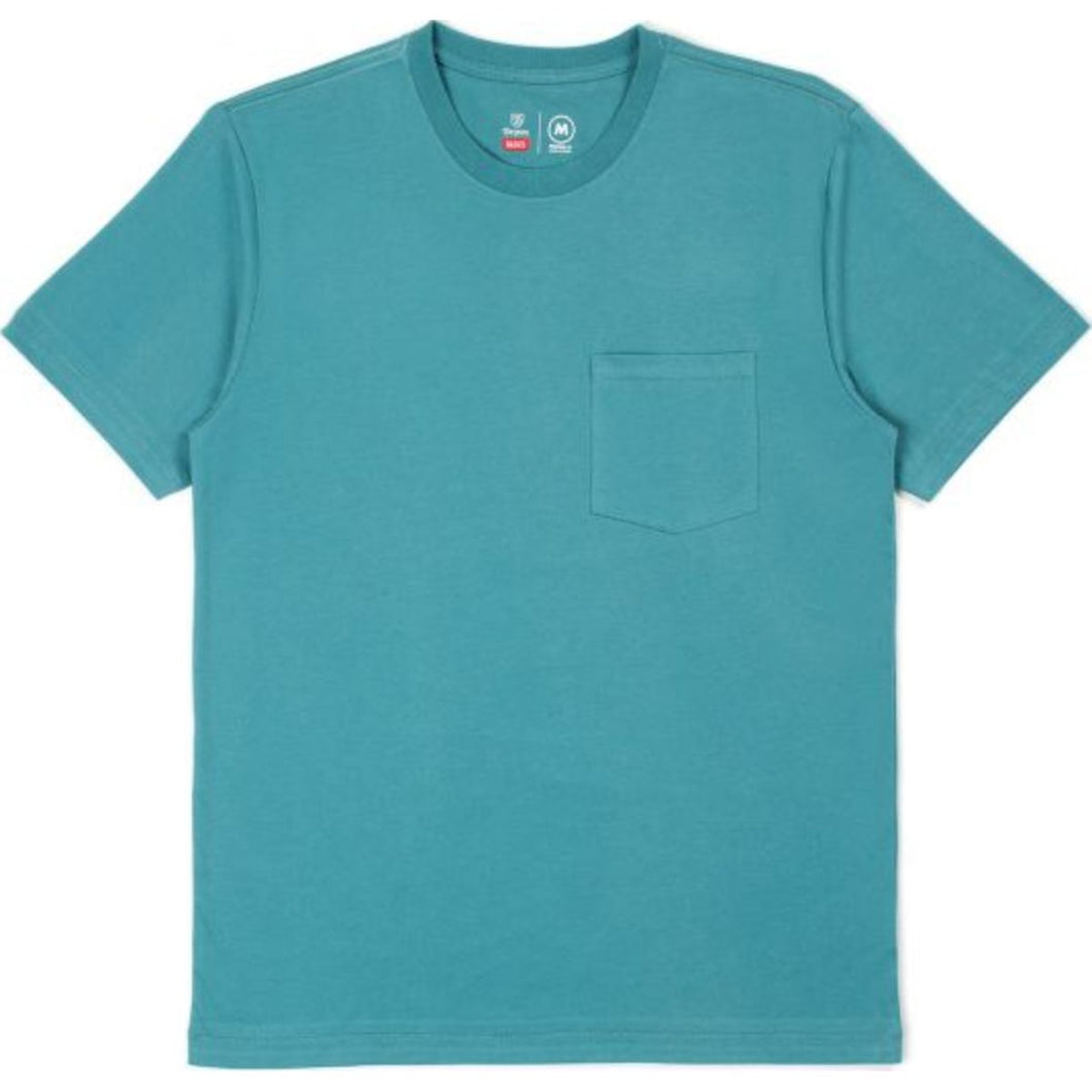 Basic S/S Pocket Tee - Aqua